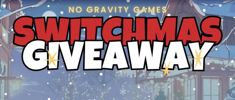 Promotional header image for No Gravity Games' Switchmas Game Giveaway